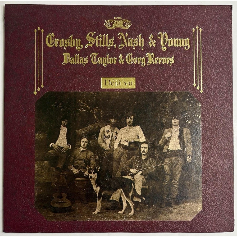 Crosby Stills Nash & Young - Deja Vu - Vinyl LP Atlantic SD 19118 Textured Cover